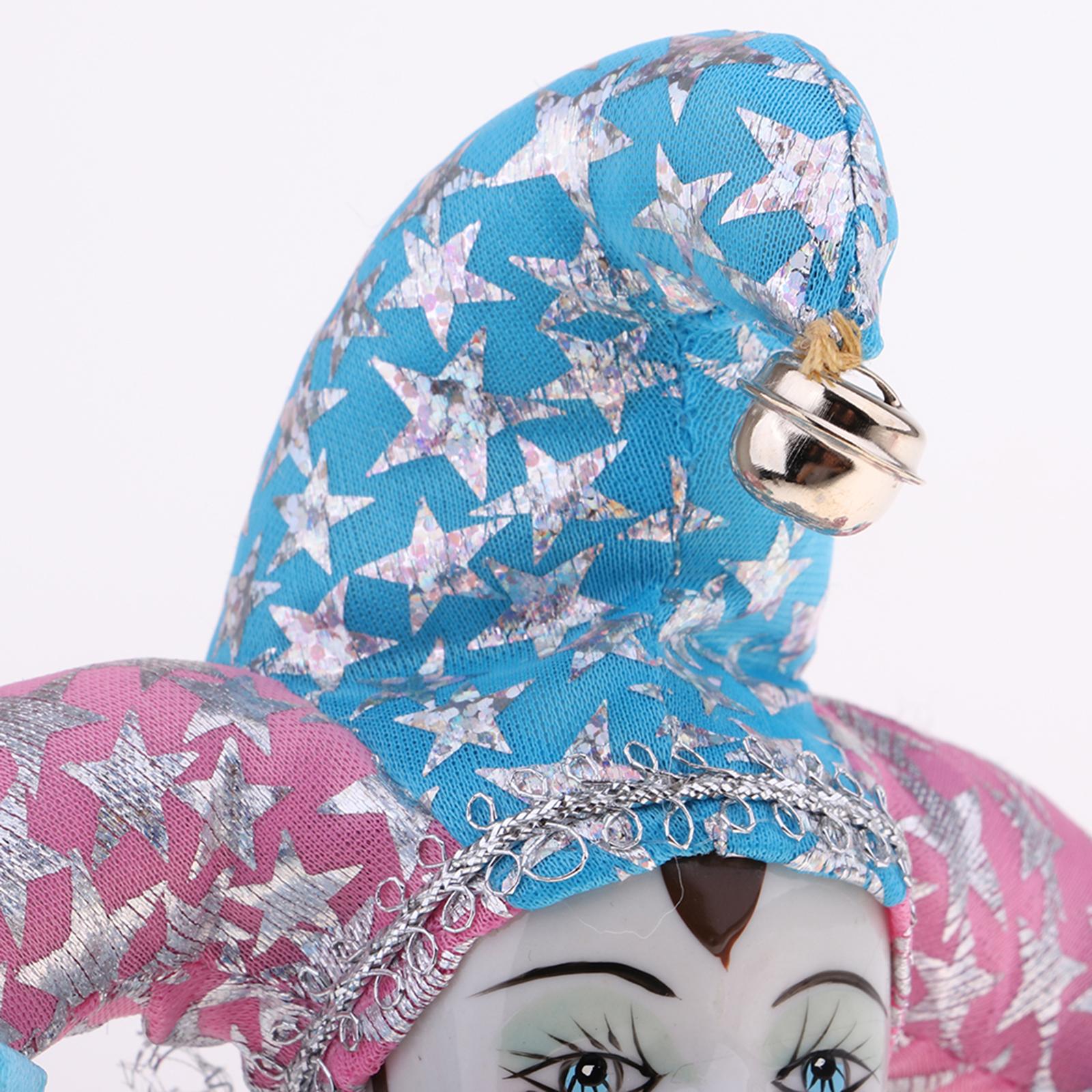 Vintage Collectible Clowns - Boneka Porselen Koleksi 20cm Boneka Badut