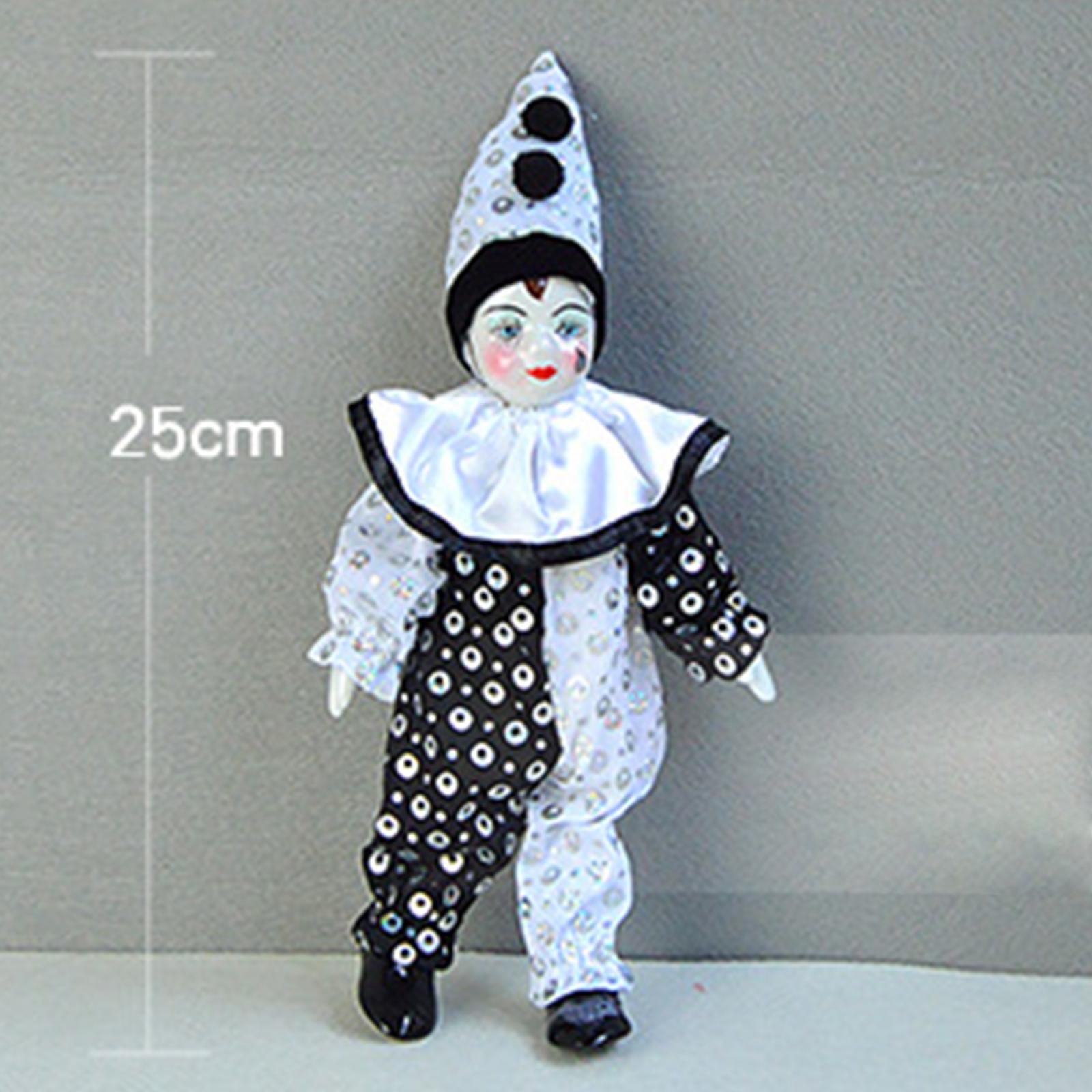 Vintage Collectible Clowns - Ornamen Dekorasi Koleksi Kerajinan Boneka Badut
