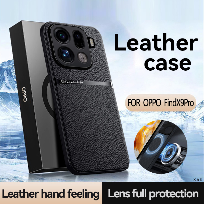 Camera Leather Case - Casing OPPO Find X9 Pro X9