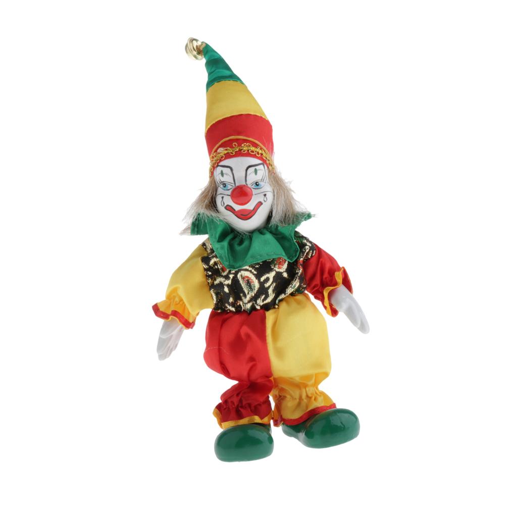 Vintage Collectible Clowns - Figur Boneka Berdiri Badut Keramik Antik
