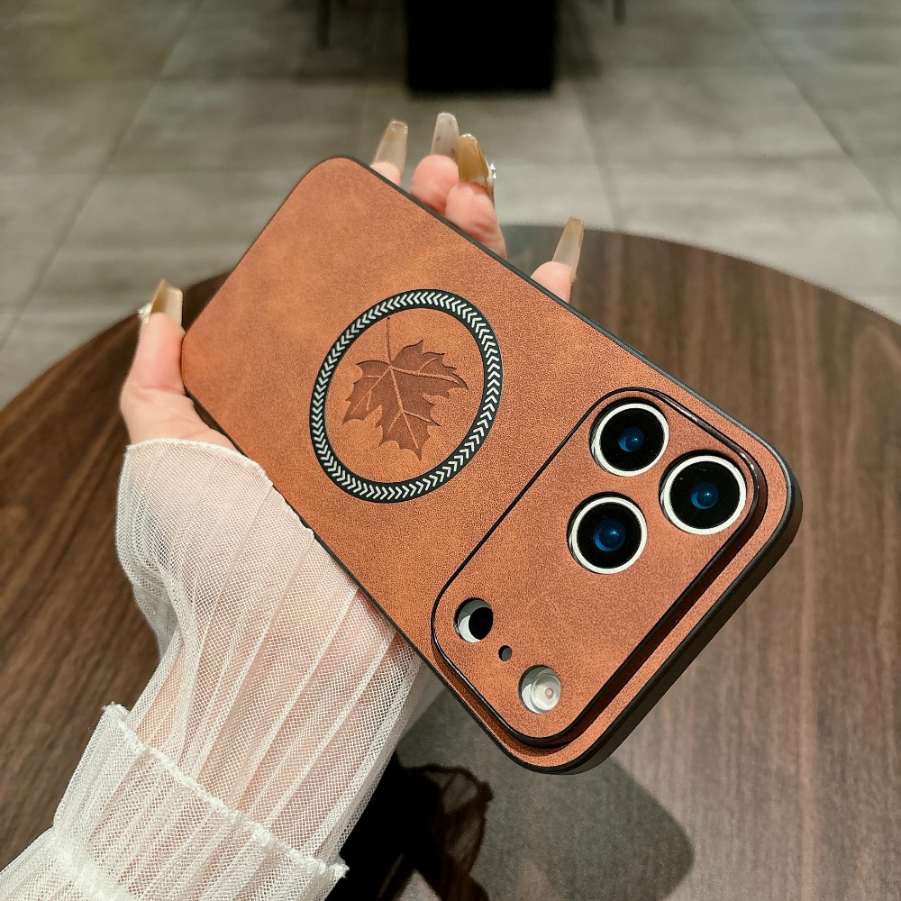 Camera Leather Case - Casing Kulit Magnetik untuk iPhone 17