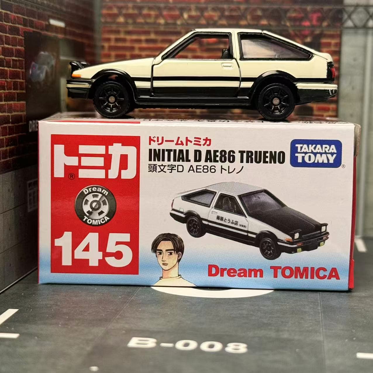 Vintage Collectible Toy Cars - Mimpi Tomica NO. 145 Inisial D
