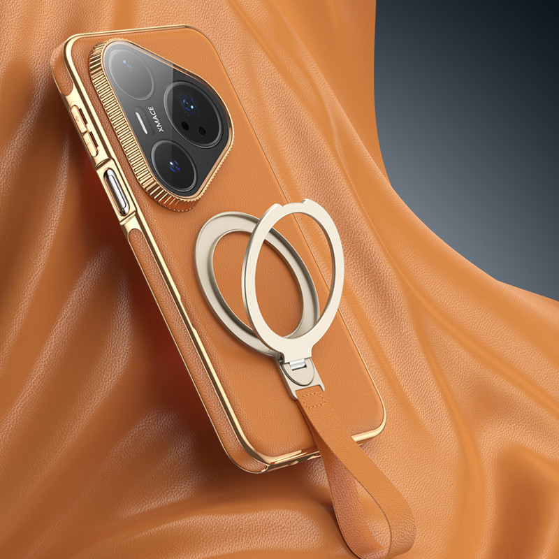 Camera Leather Case - Casing Braket Aloi Magnetik 360 Tali