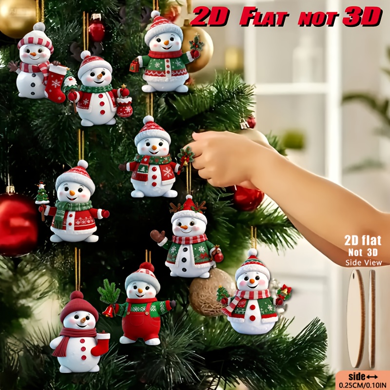 Vintage Collectible Dolls - 27pcs/18pcs/9pcs Set Boneka Manusia Salju Natal
