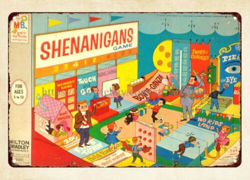 Vintage Collectible Stores - Papan Permainan Shenanigans 1964, papan tanda