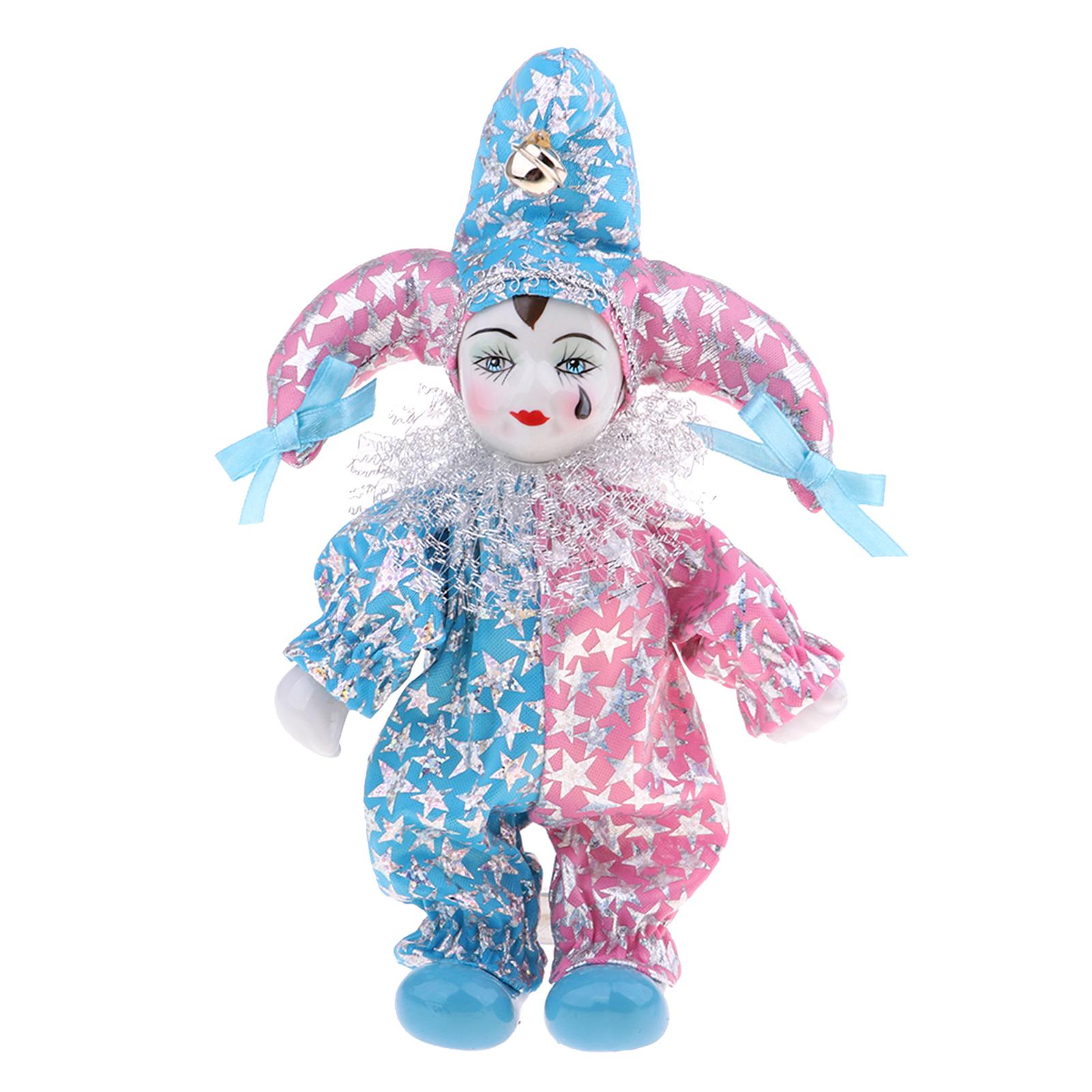 Boneka Porselen Koleksi 20cm B - Vintage Collectible Clowns ulasan dan harga