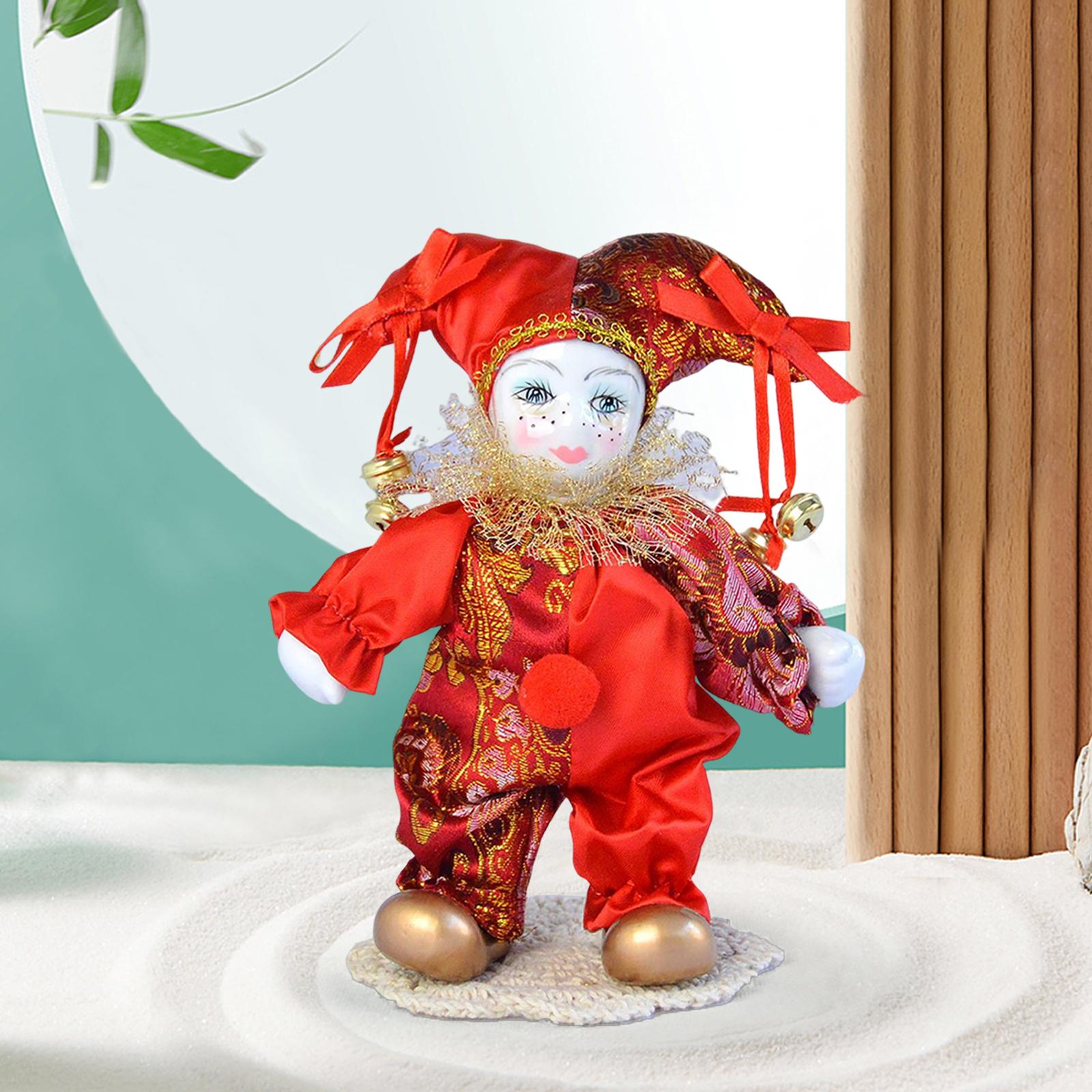 Boneka Harlequin Vintage, bone - Vintage Collectible Clowns ulasan dan harga