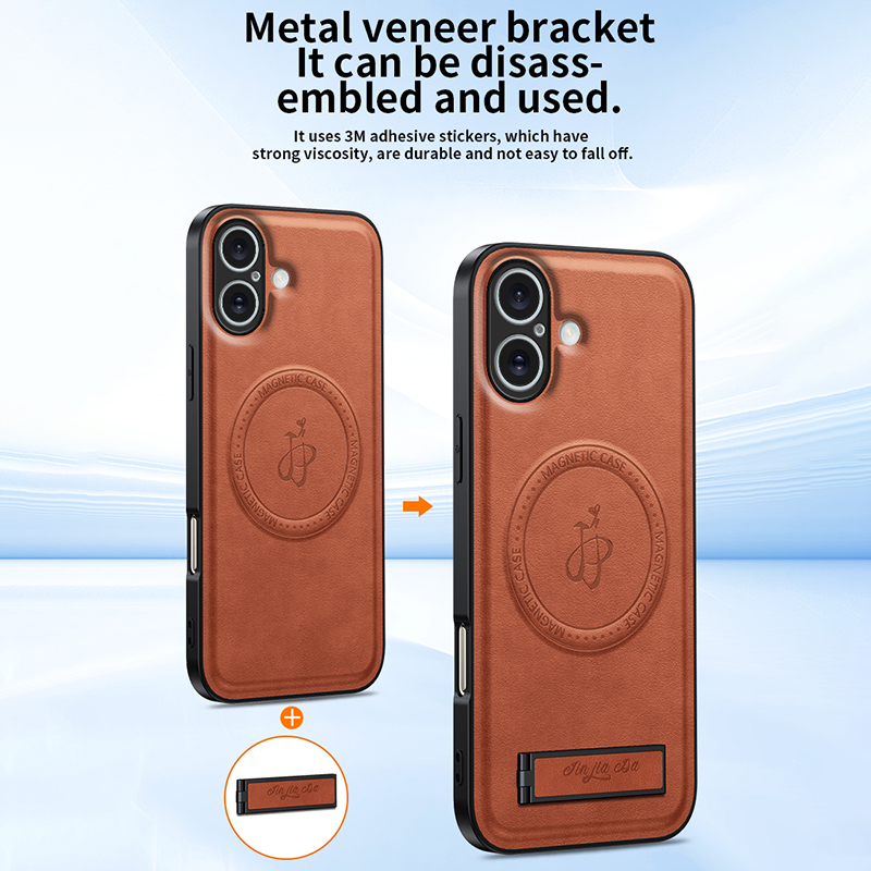 Casing Ponsel Berdiri Kulit Me - Camera Leather Case ulasan dan harga