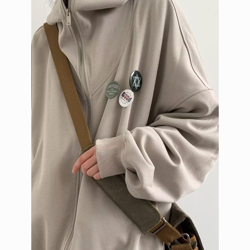 Setelan jaket Hoodie ritsletin - Vintage Zip Hoodie ulasan dan harga