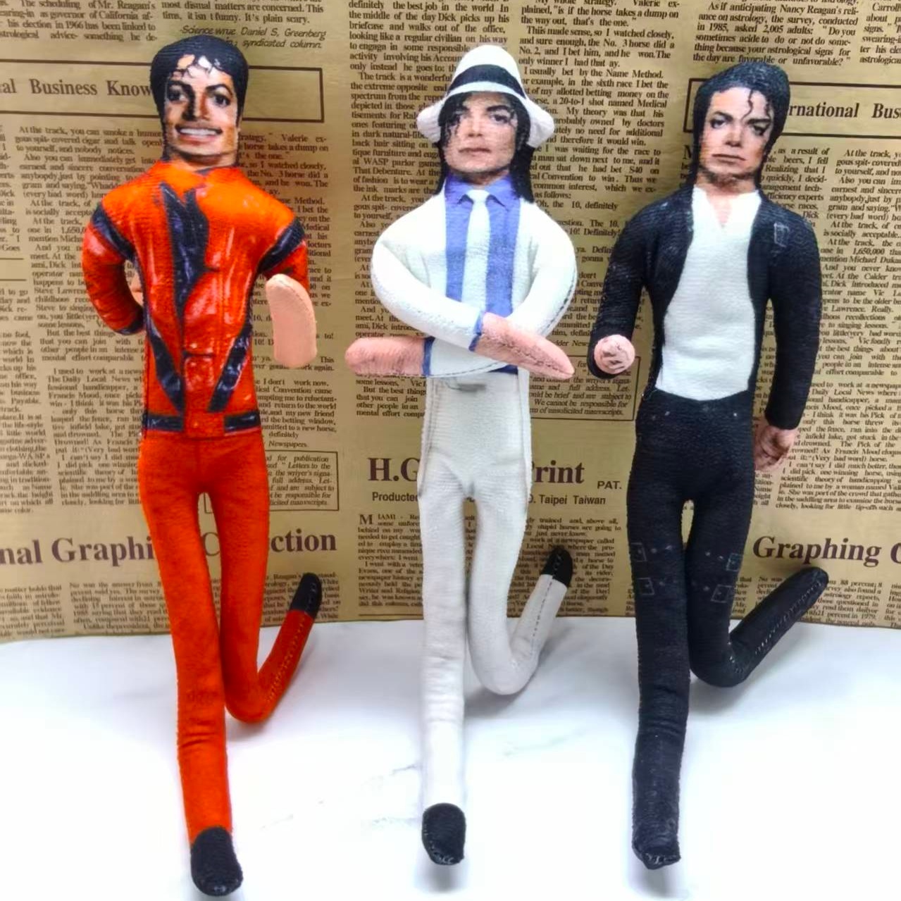 Boneka Prop Cosplay MJ Michael - Vintage Collectible Dolls ulasan dan harga