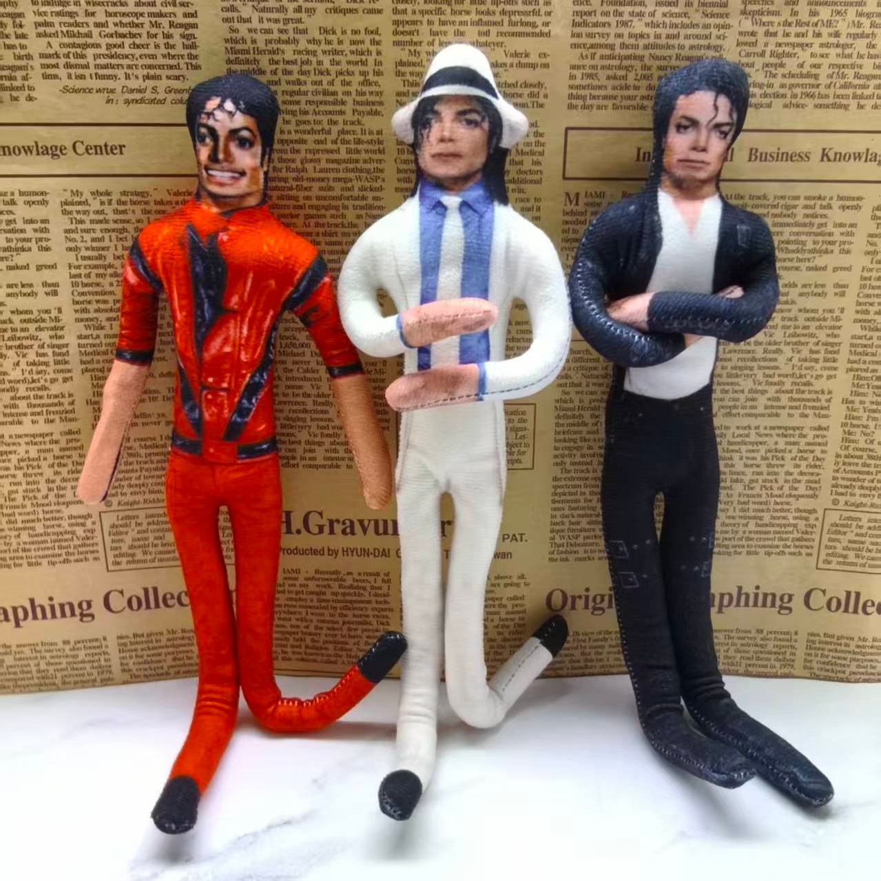 Boneka Prop Cosplay MJ Michael - Vintage Collectible Dolls ulasan dan harga