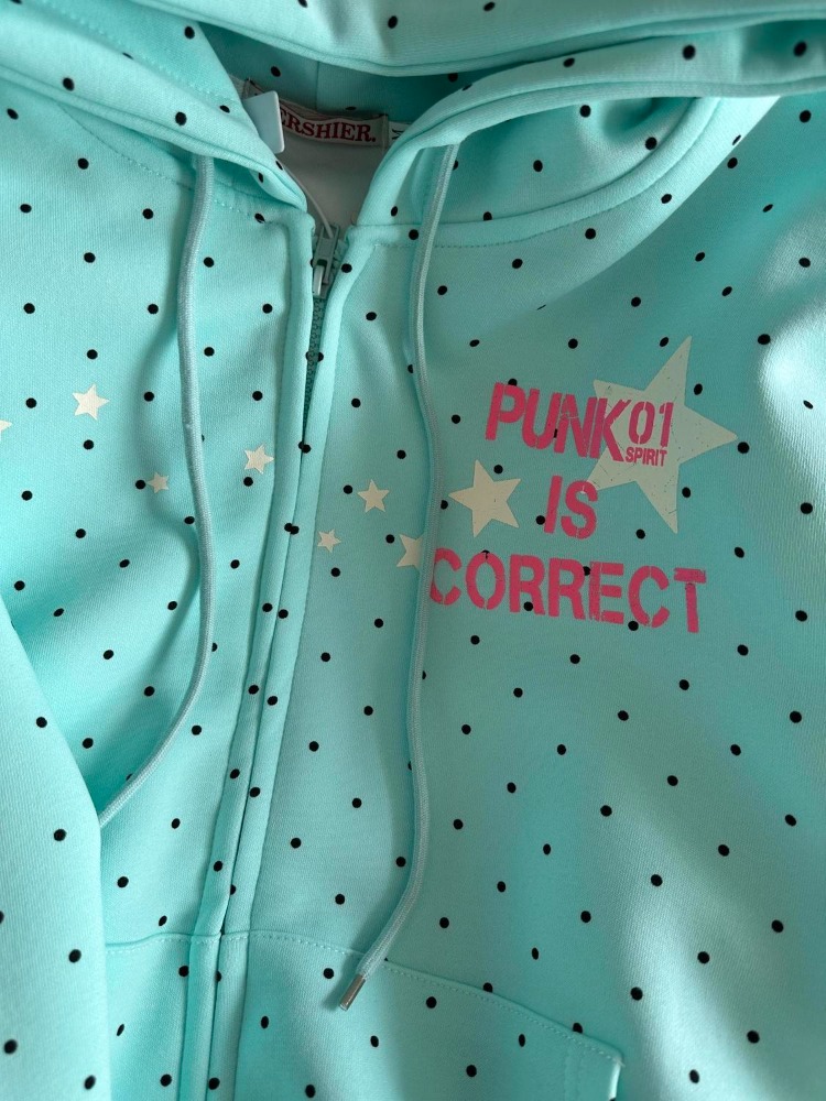 Y2k Mode Musim Semi Baru Gaya  - Vintage Zip Hoodie ulasan dan harga
