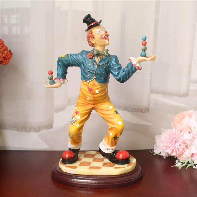Patung Badut Pertunjukan Lukis - Vintage Collectible Clowns ulasan dan harga