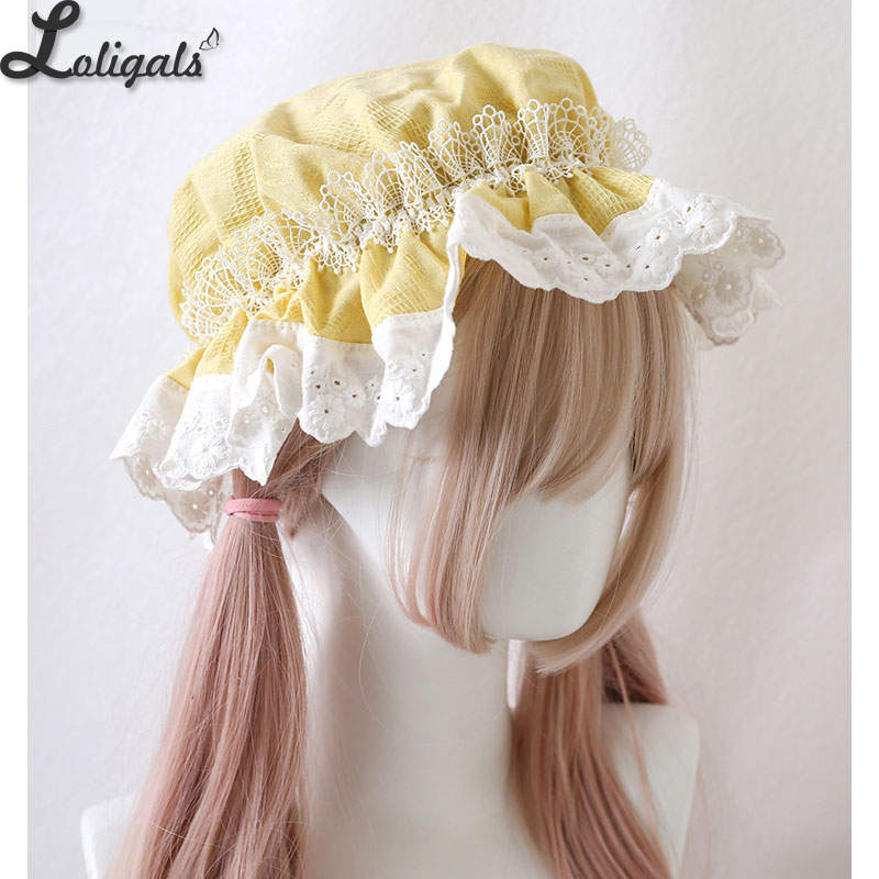 Topi Bonnet boneka antik topi  - Vintage Collectible Dolls ulasan dan harga