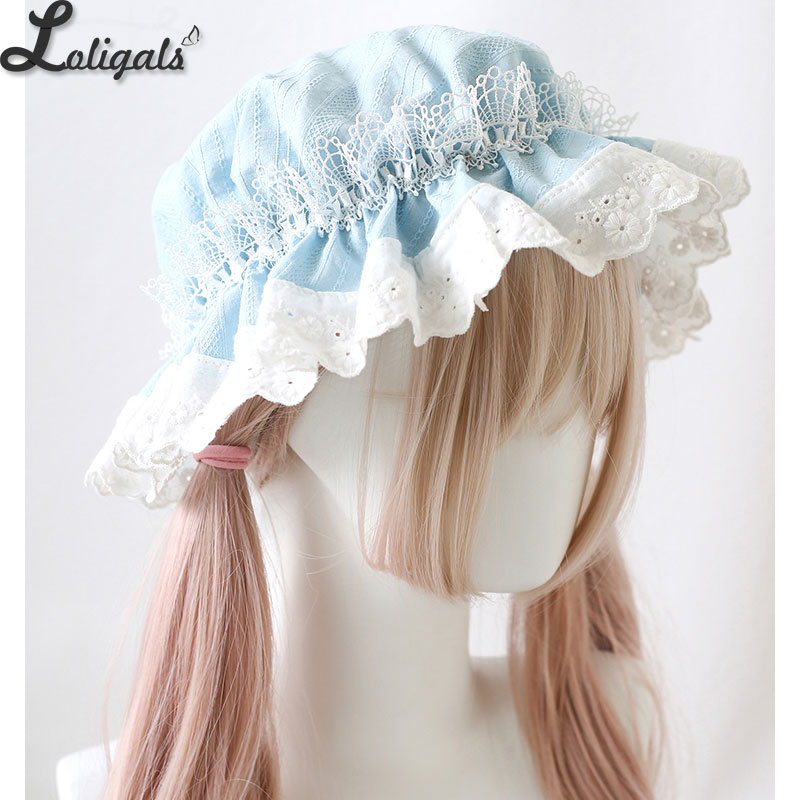 Topi Bonnet boneka antik topi  - Vintage Collectible Dolls ulasan dan harga