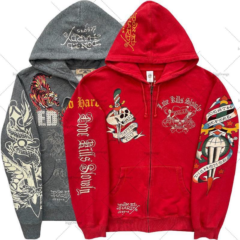 American Gothic Ro Skull Bones - Vintage Zip Hoodie ulasan dan harga