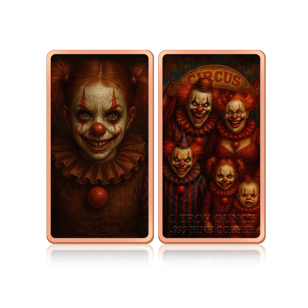 1 oz Koin Tembaga 6Pcs Batanga - Vintage Collectible Clowns ulasan dan harga