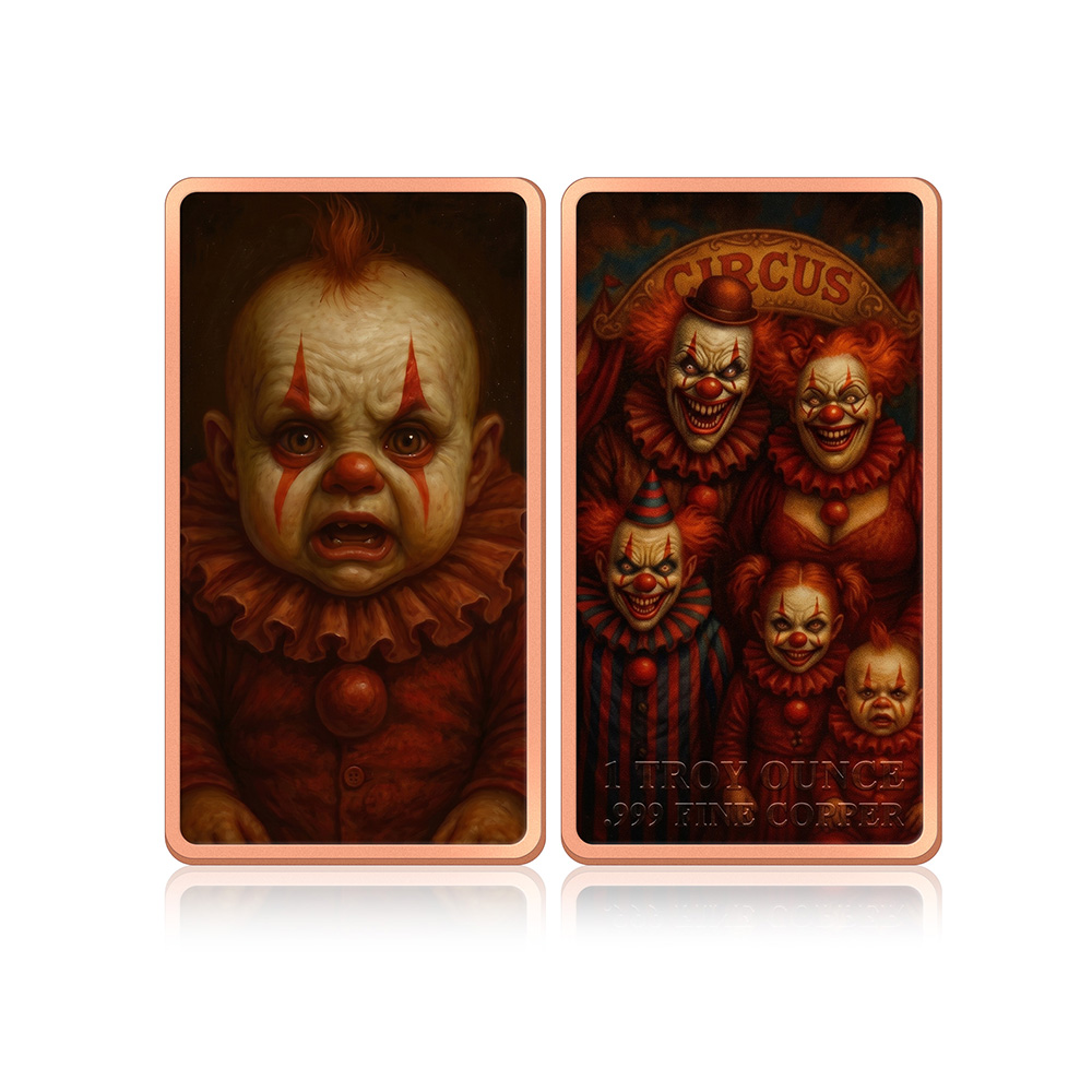 1 oz Koin Tembaga 6Pcs Batanga - Vintage Collectible Clowns ulasan dan harga