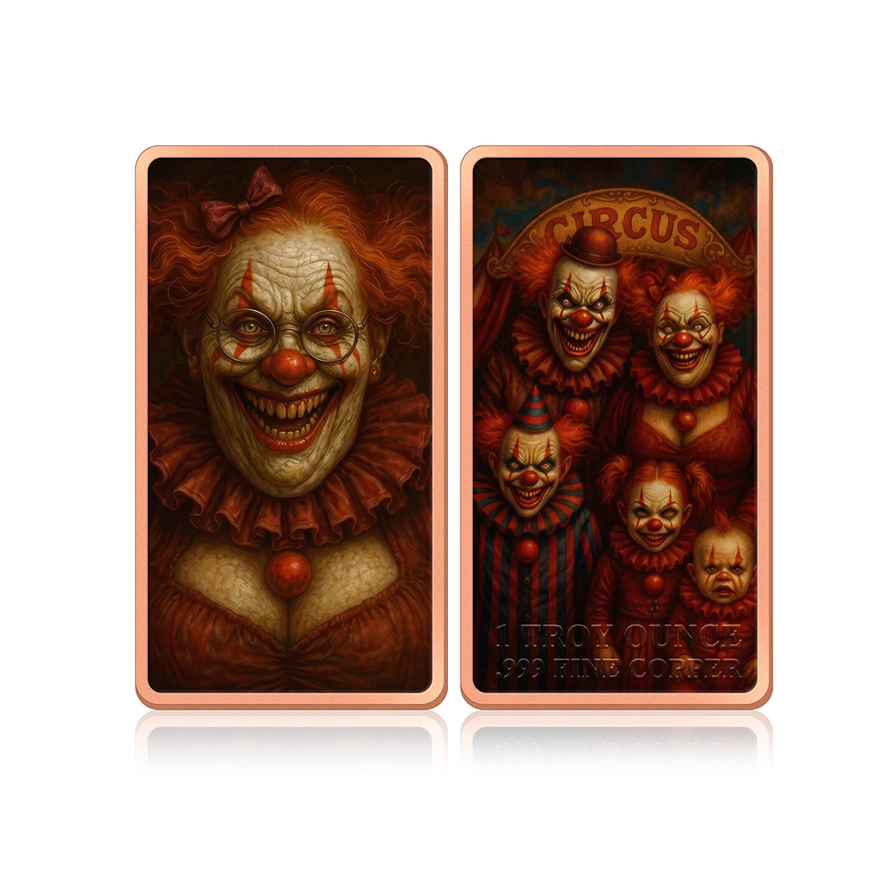 1 oz Koin Tembaga 6Pcs Batanga - Vintage Collectible Clowns ulasan dan harga