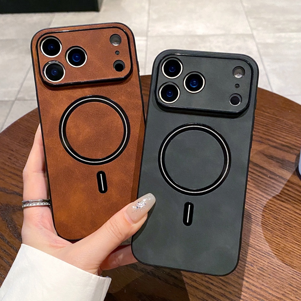 Casing Magnet Kulit Domba Matt - Camera Leather Case ulasan dan harga