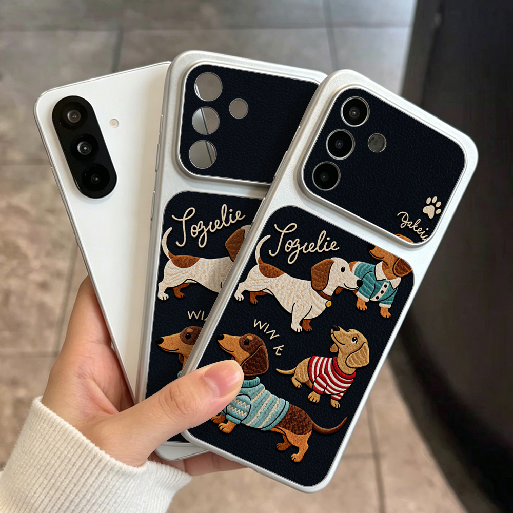 Casing Kulit Motif Anjing Kart - Camera Leather Case ulasan dan harga
