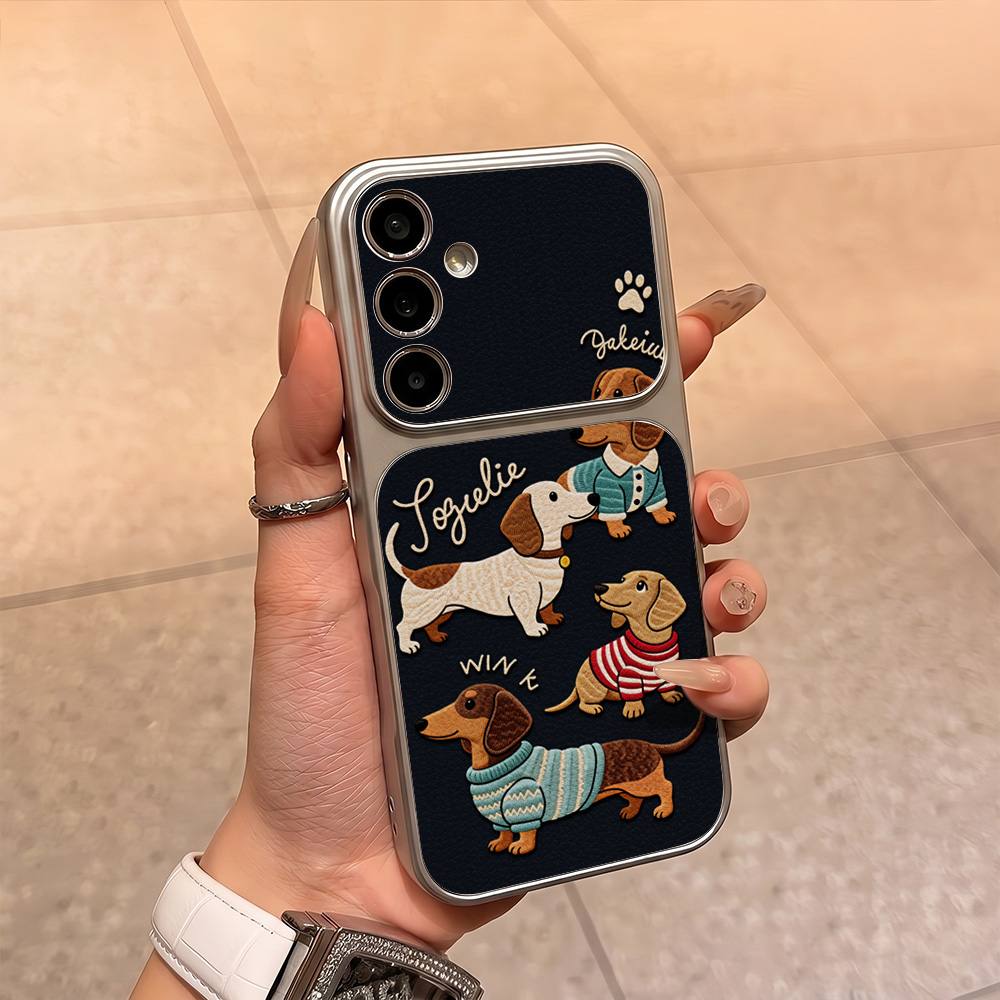 Casing Kulit Motif Anjing Kart - Camera Leather Case ulasan dan harga