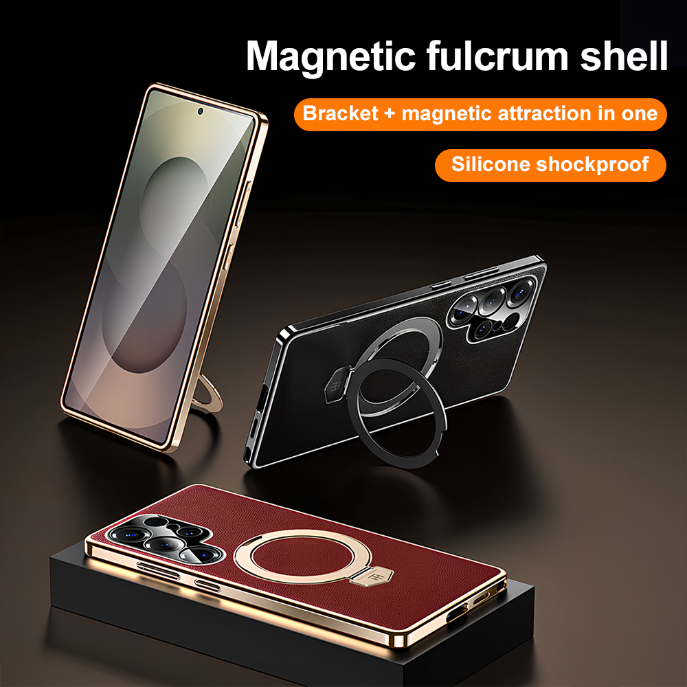 Casing Ponsel Magnetik Magsafe - Camera Leather Case ulasan dan harga
