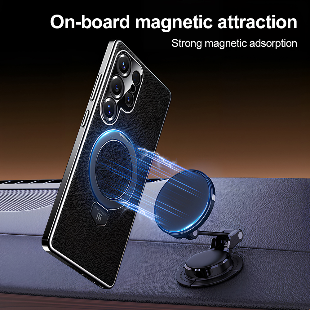 Casing Ponsel Magnetik Magsafe - Camera Leather Case ulasan dan harga